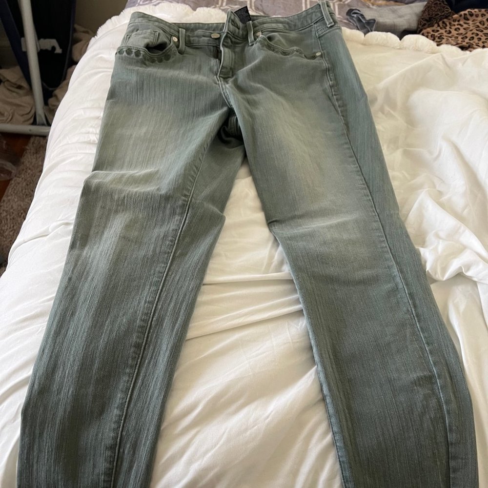 Green Highrise Jeans Mossimo/Target size 10